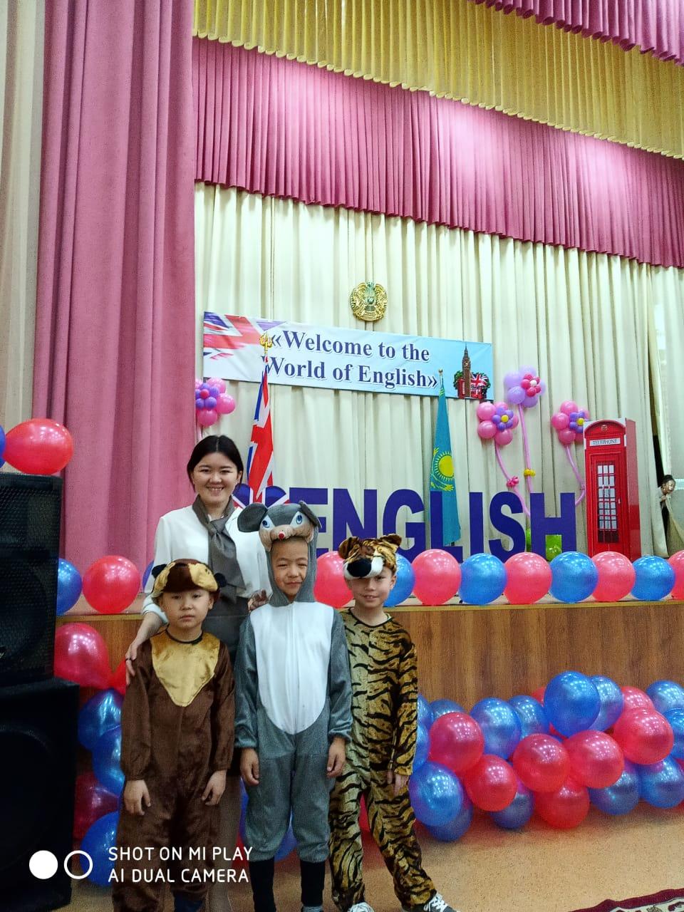 “Welcome to the world of  English”