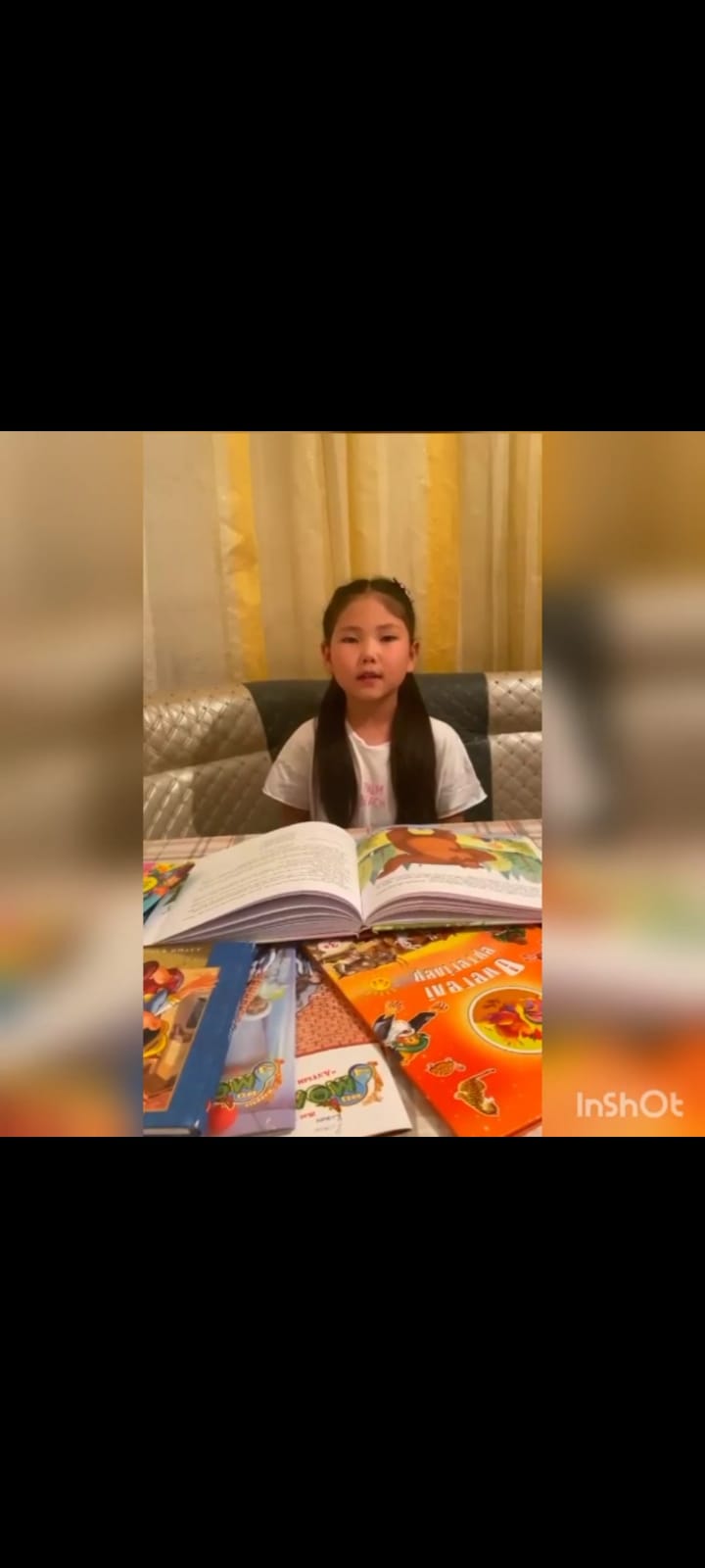 "Менің үйімдегі шағын кітапханам"