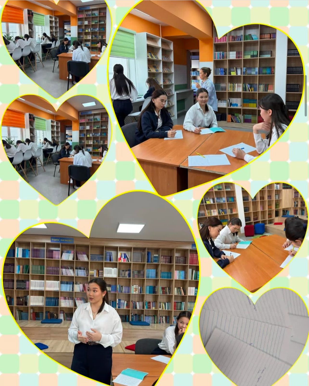 10 "А" сынып оқушылары арасында "Жақсы кітап - жан азығы" атты эссе жазу байқауы